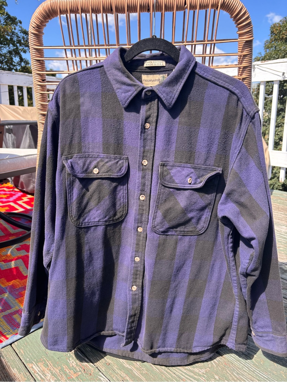 Fieldmaster Blue and Black Flannel